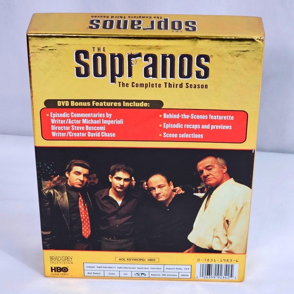 The Sopranos Season 3 DVD Box Set HBO TV Series Drama James Gandolfini - Picture 2 of 5